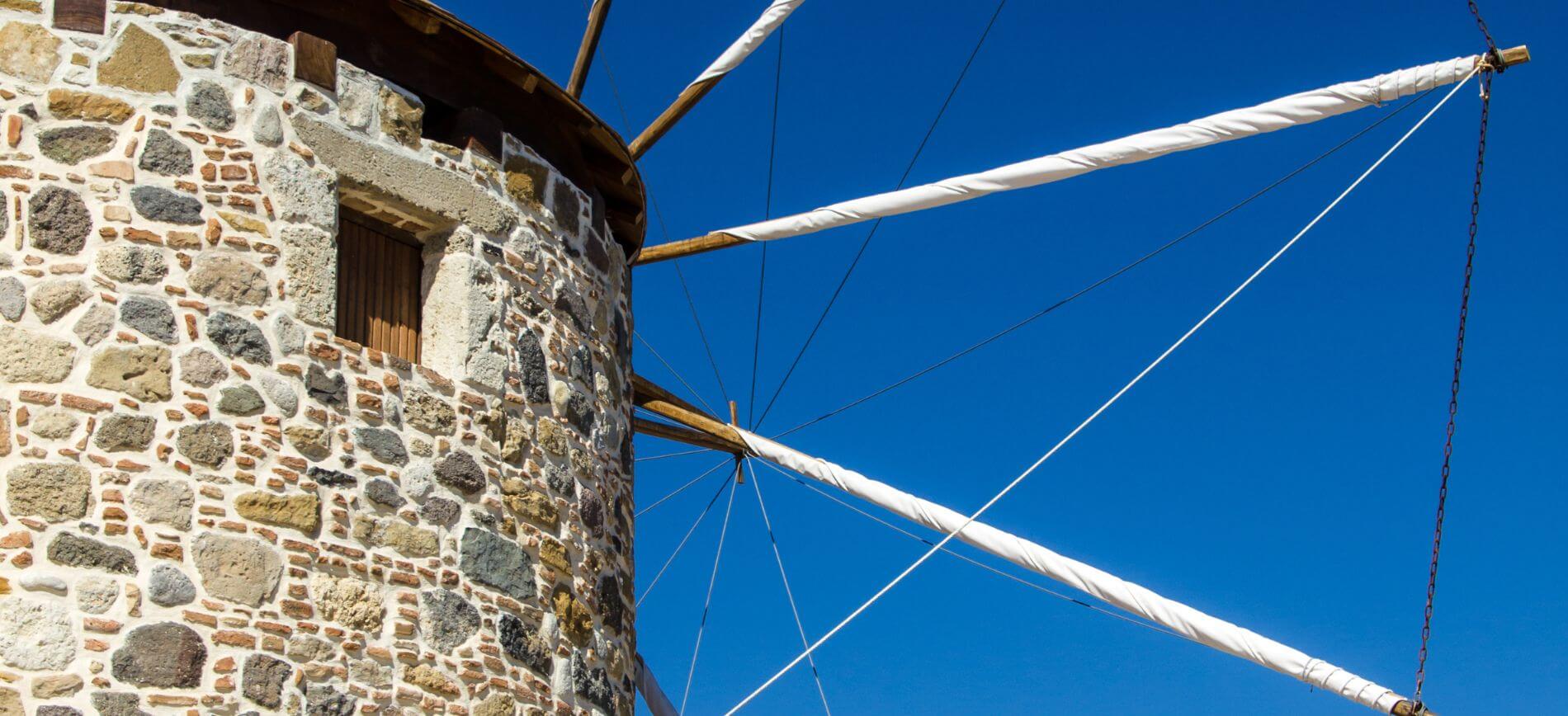 Traditional Windmill in Antimachia